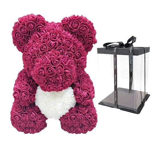Ourson en Roses Éternelles pour Femme 22