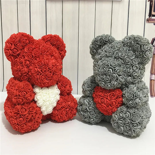 Ourson en Roses Éternelles pour Femme 5