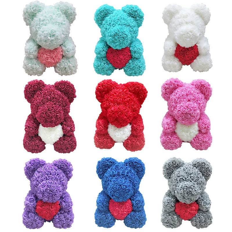 Ourson en Roses Éternelles pour Femme 6