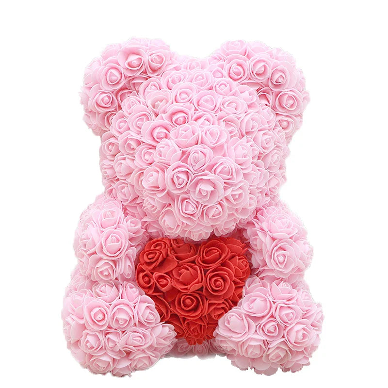 Ourson en Roses Éternelles pour Femme 7