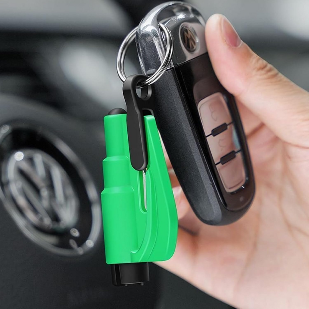 Outil d'Évacuation d'Urgence pour Voiture avec Coupe-Ceinture et Brise-Vitre 1