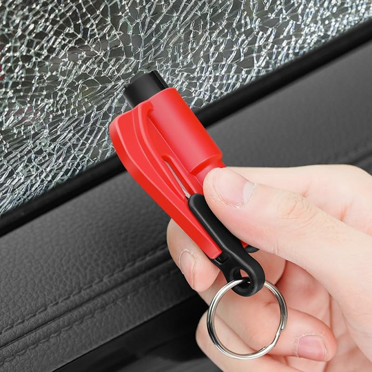 Outil d'Évacuation d'Urgence pour Voiture avec Coupe-Ceinture et Brise-Vitre 2