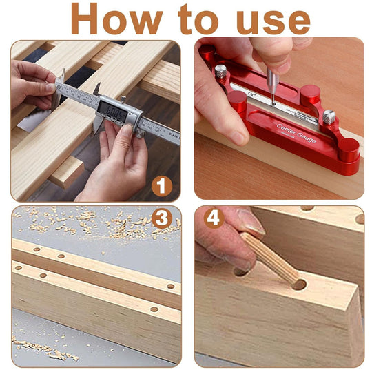 Outil de Marquage Précis pour Joints en Bois Ajustable 2