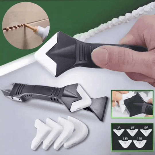 Outil de Mastic Silicone 3 en 1 Pratique 0