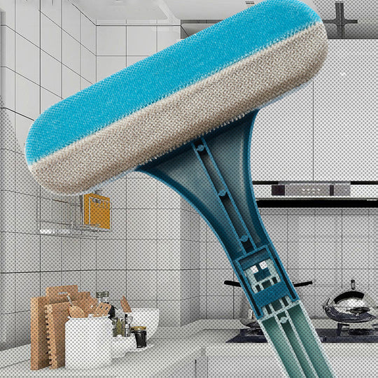 Outil de Nettoyage de Vitres à Double Tête Ergonomique 8