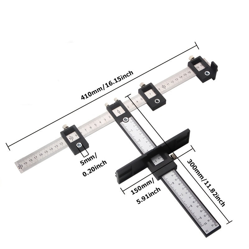 Outil de Perçage Précis pour Installation de Poignées Compact et Efficace 4