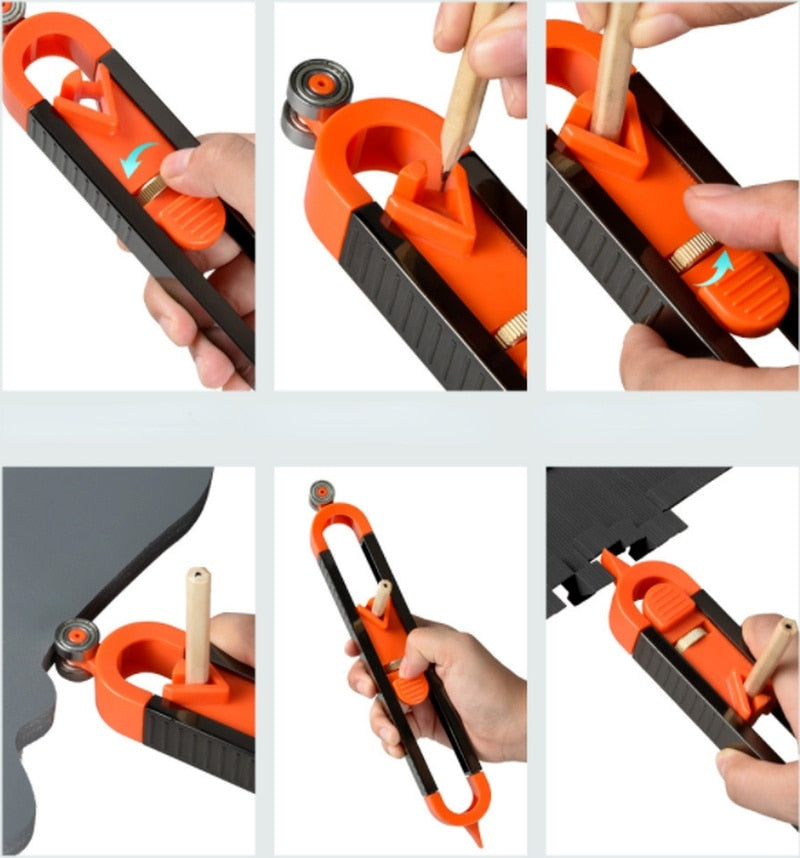 Outil de Traçage Réglable pour Bricolage Précis avec Poignée Ergonomique 1
