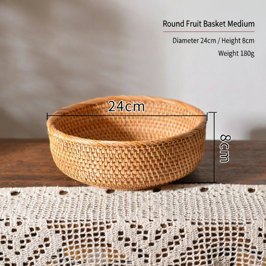 Panier Décoratif Rond Femme Polyvalent pour Rangement et Décoration 0