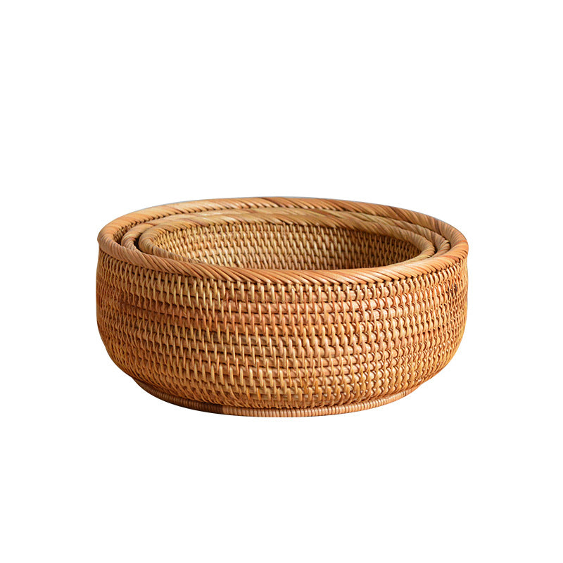 Panier Décoratif Rond Femme Polyvalent pour Rangement et Décoration 5
