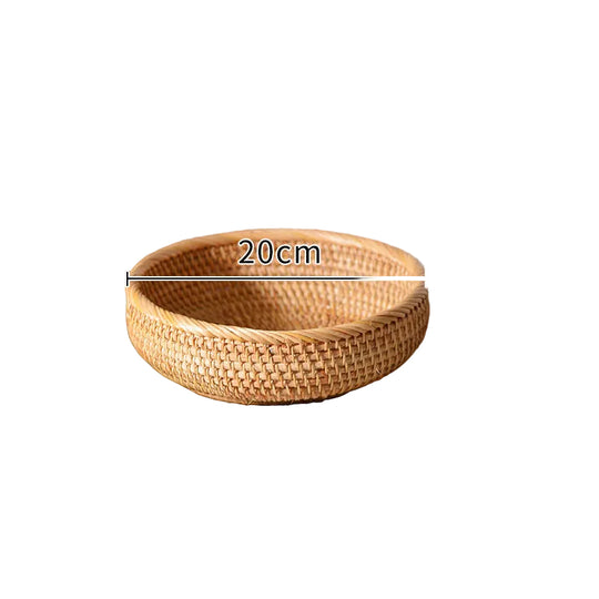 Panier Décoratif Rond Femme Polyvalent pour Rangement et Décoration 6