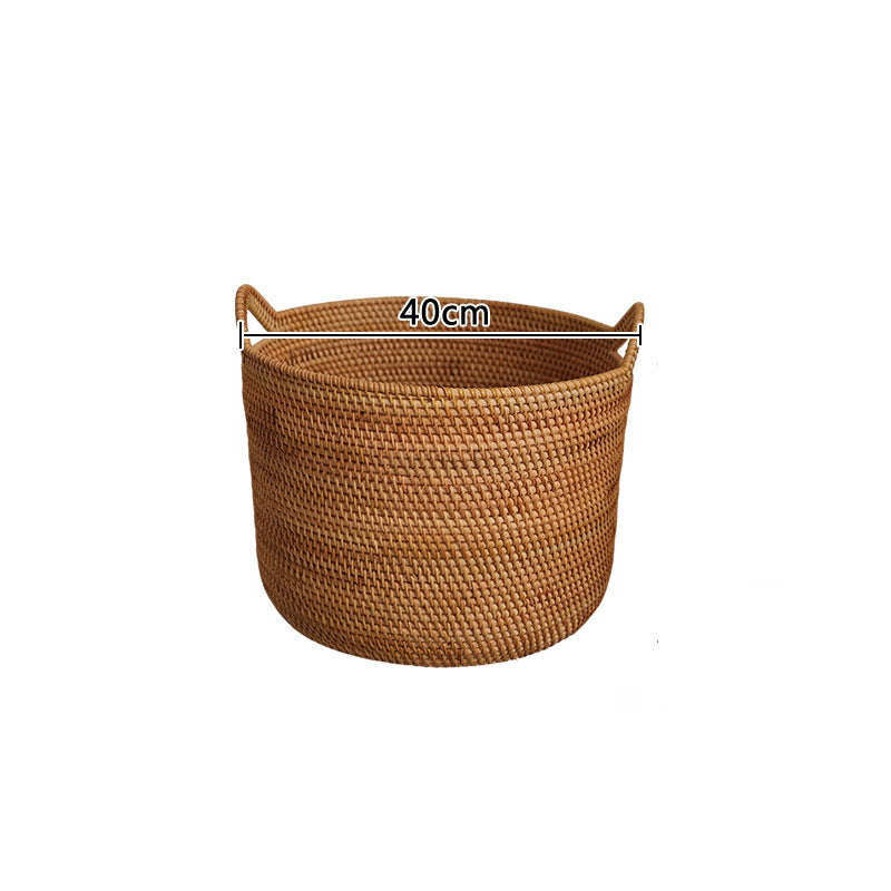 Panier Décoratif Tissé à la Main avec Poignées Pratiques pour Femme 10
