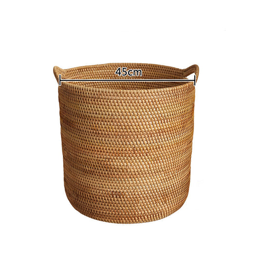 Panier Décoratif Tissé à la Main avec Poignées Pratiques pour Femme 12
