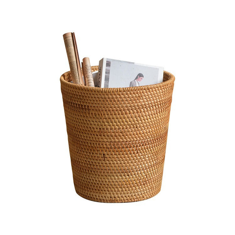 Panier Décoratif Tissé à la Main avec Poignées Pratiques pour Femme 5