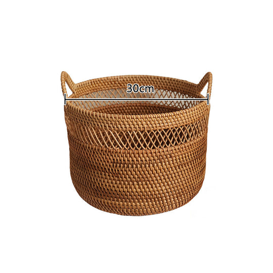 Panier Décoratif Tissé à la Main avec Poignées Pratiques pour Femme 9