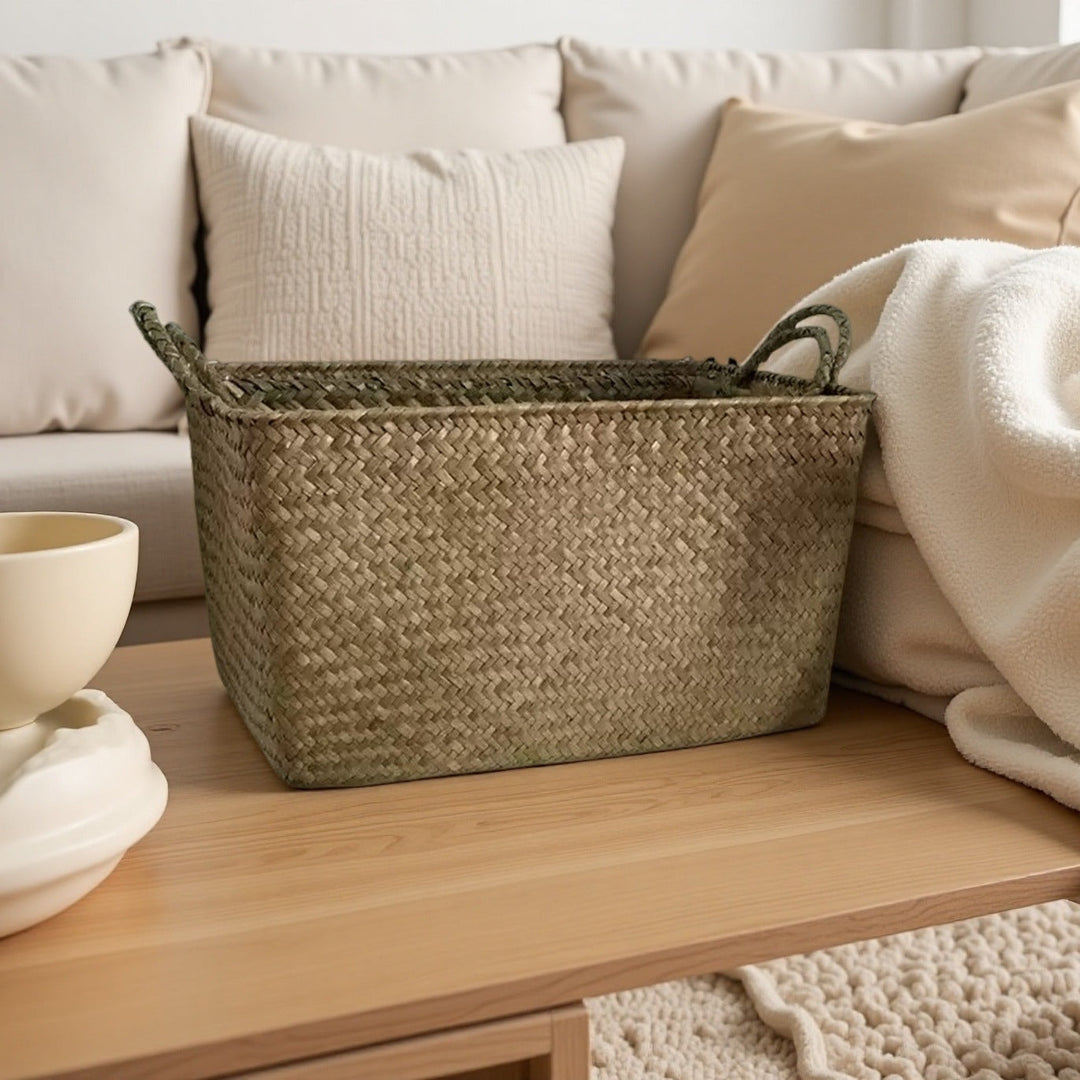 Panier Femme Tissé à la Main 1