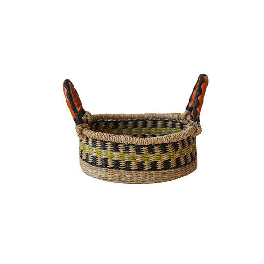 Panier Femme Tissé à la Main Coloré 5