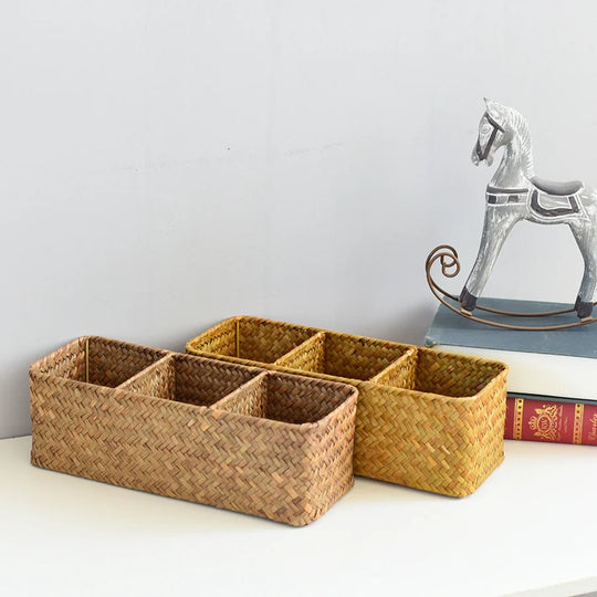 Panier Rangement Multi-Compartiments Pratique pour Maison 1
