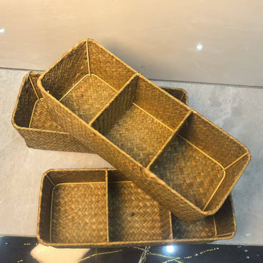 Panier Rangement Multi-Compartiments Pratique pour Maison 3