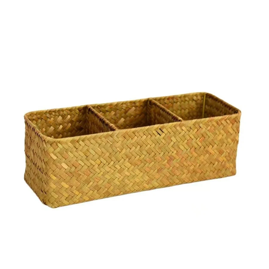 Panier Rangement Multi-Compartiments Pratique pour Maison 4