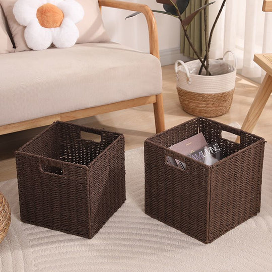 Panier Rangement Polyvalent Style Naturel Compact 0