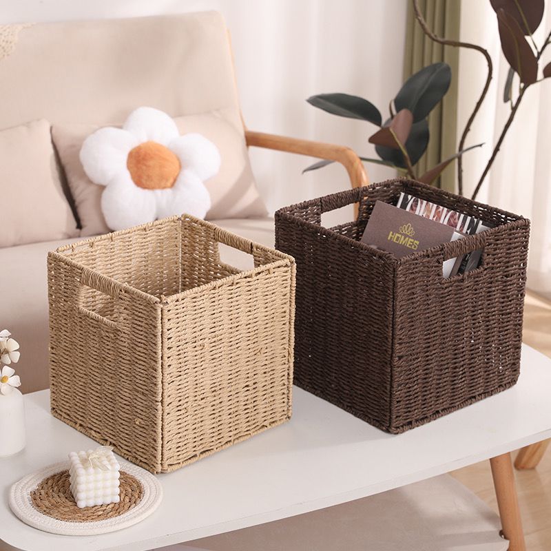 Panier Rangement Polyvalent Style Naturel Compact 3