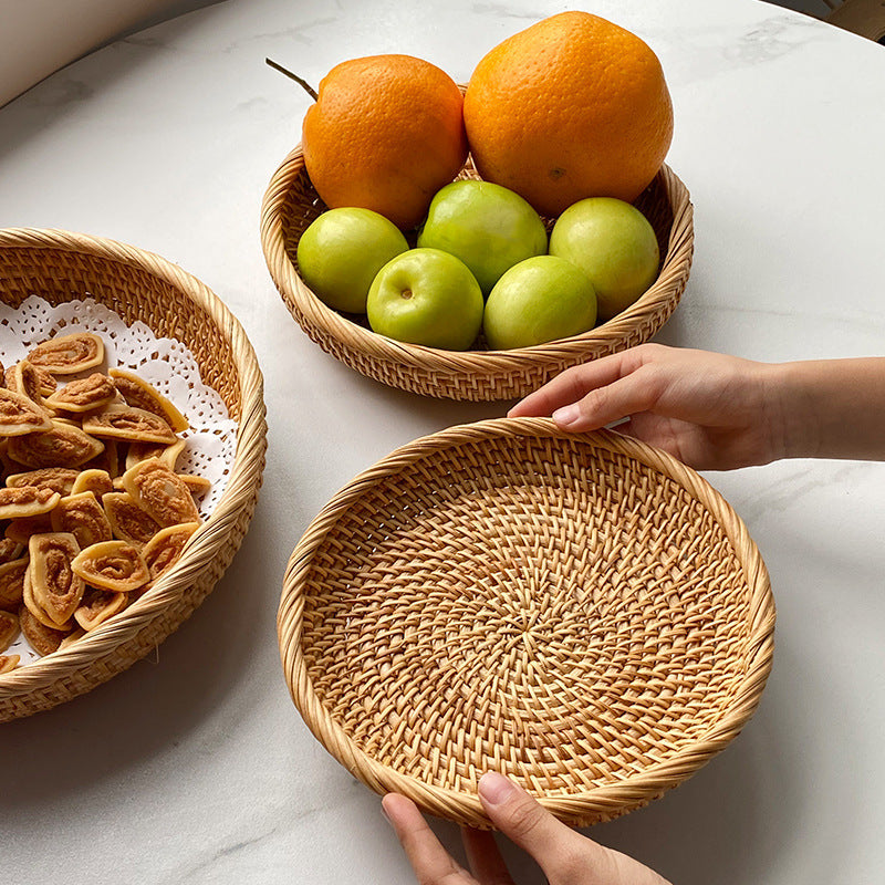 Panier Rond Chic pour Femme Décoratif et Pratique 1