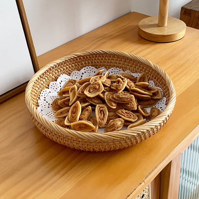 Panier Rond Chic pour Femme Décoratif et Pratique 2