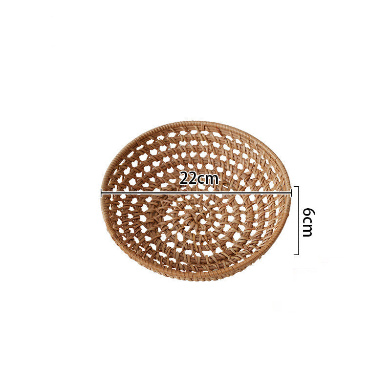 Panier Rond Femme Tissé à la Main 6