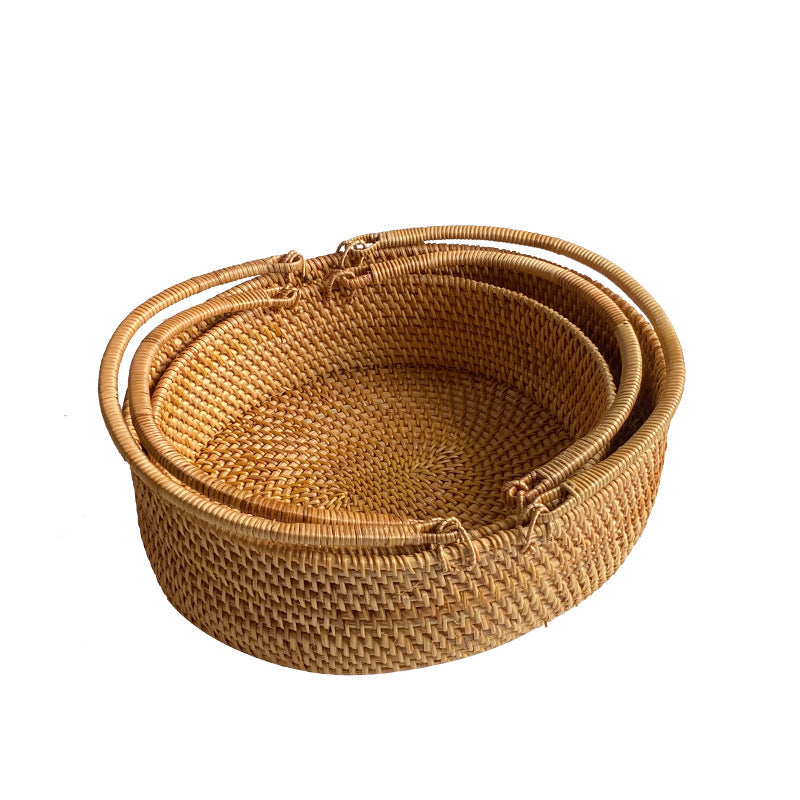 Panier Rotin Tressé Pratique et Esthétique pour Femmes 3