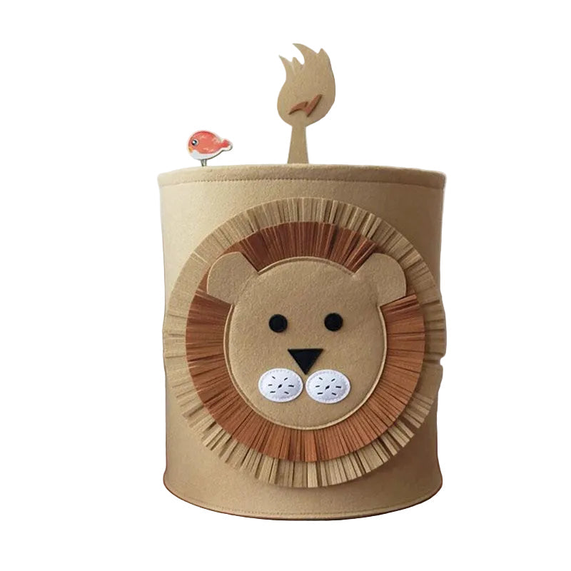 Panier à Linge Enfant Animaux de Safari Pliable 30x30 cm 0