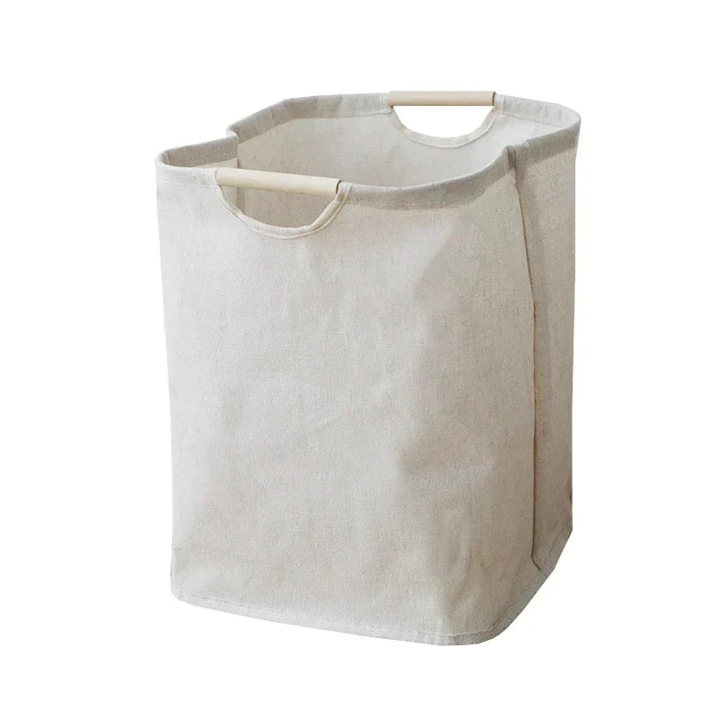 Panier à Linge Pliable Style Japonais Minimaliste pour Rangement Organisé 0