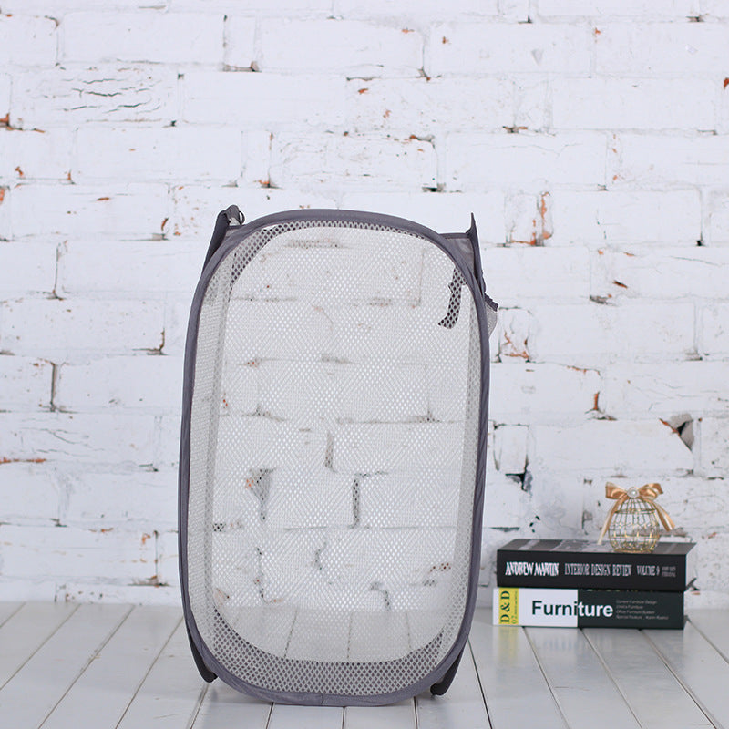 Panier à Linge Pliable et Portable pour Maison Rangement Pratique 3