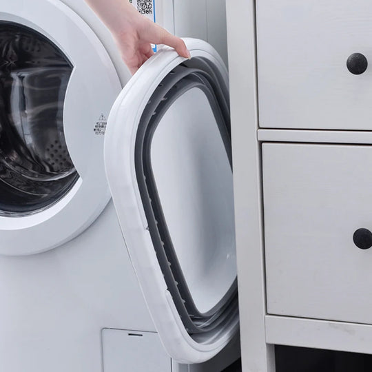 Panier à linge pliable compact avec ventilation et fond antidérapant 2
