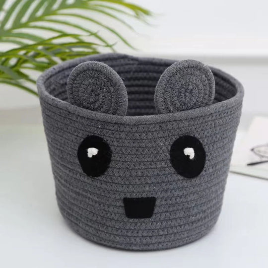 Panier de Rangement Enfant Motif Animal Ludique 10
