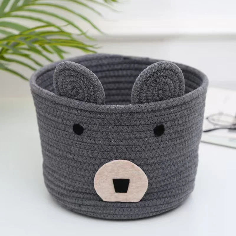 Panier de Rangement Enfant Motif Animal Ludique 11