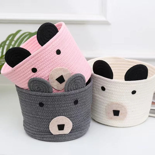 Panier de Rangement Enfant Motif Animal Ludique 4