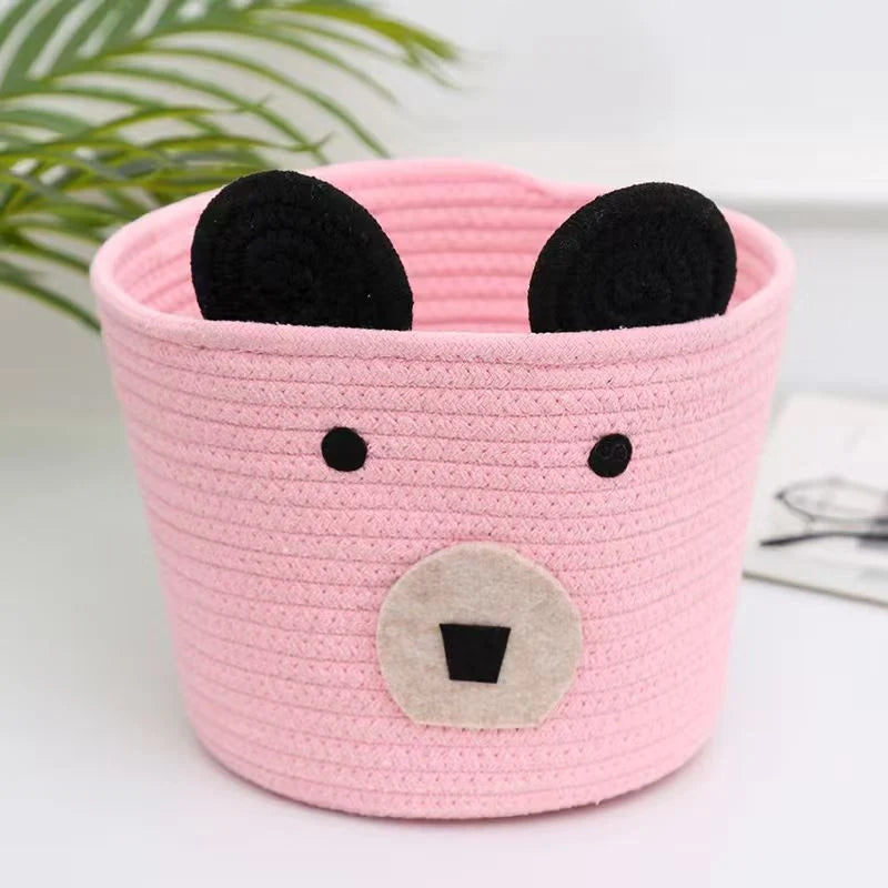 Panier de Rangement Enfant Motif Animal Ludique 9