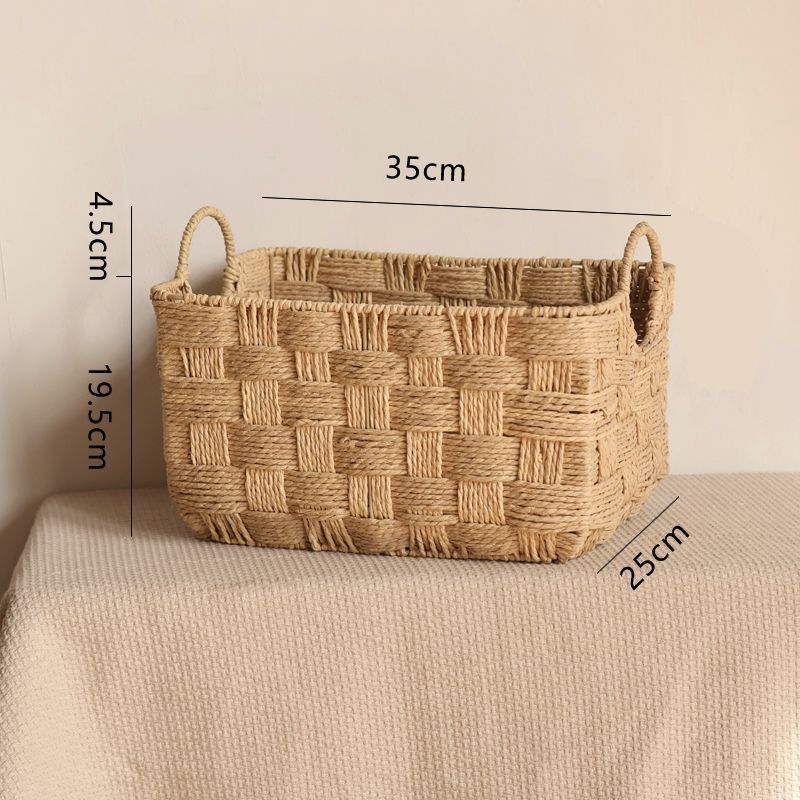 Panier de Rangement Osier Artisanal Polyvalent pour Intérieur 6