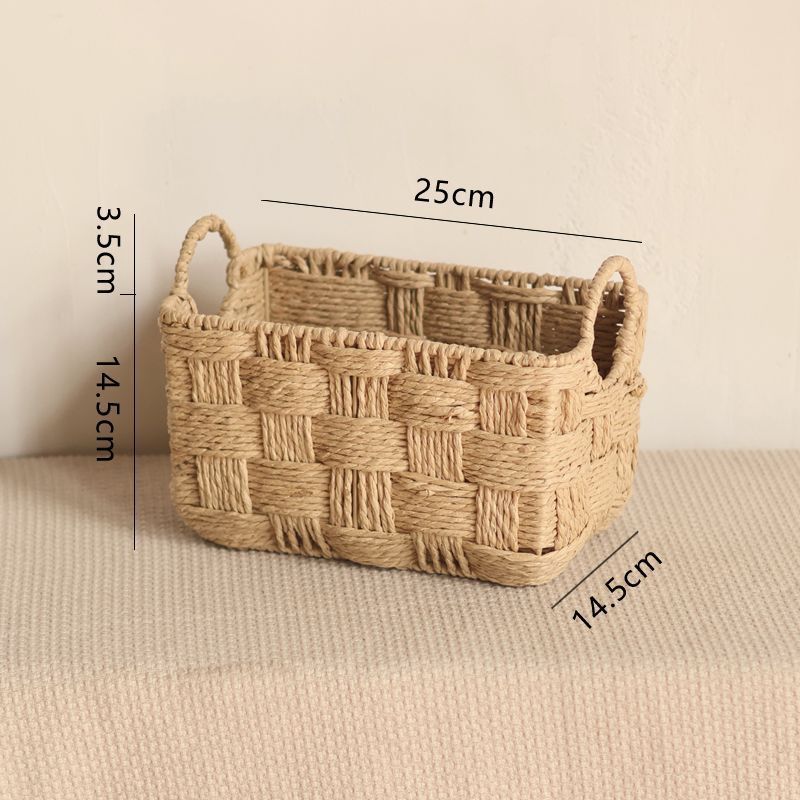 Panier de Rangement Osier Artisanal Polyvalent pour Intérieur 7
