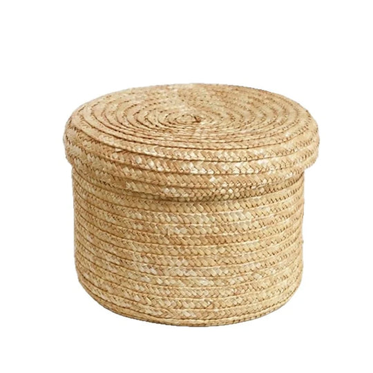 Panier de Rangement Tissé à la Main pour Intérieur Naturel 2