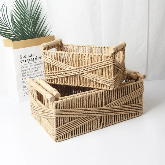 Panier de rangement polyvalent pour organisation intérieure 2