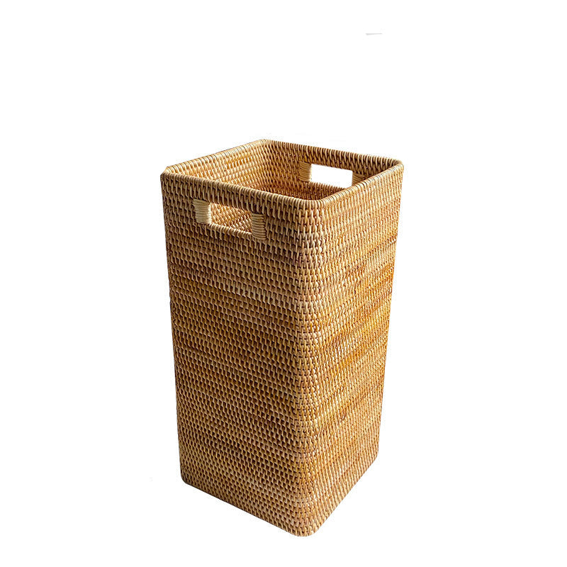 Panier de rangement rectangulaire avec poignées pratiques 0