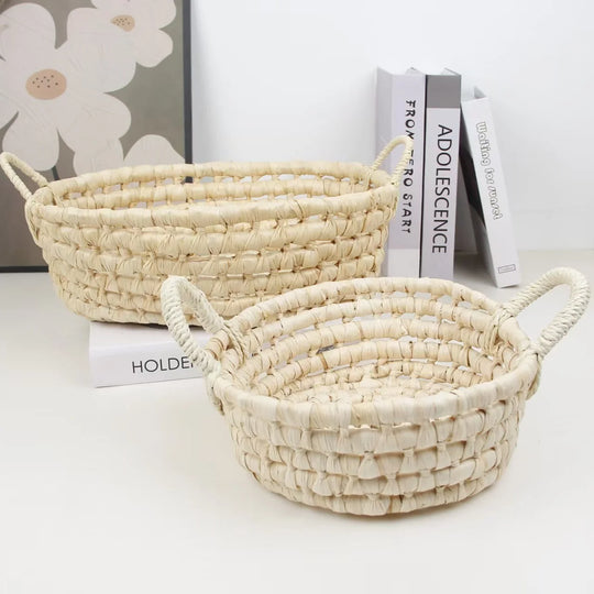Panier de rangement tissé à la main polyvalent pour intérieur 1