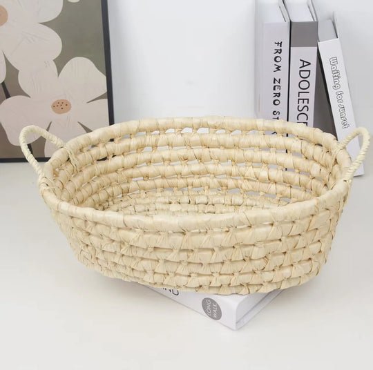 Panier de rangement tissé à la main polyvalent pour intérieur 7