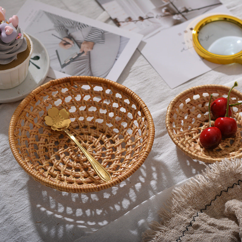 Panier de rangement tissé à la main pour femme 6