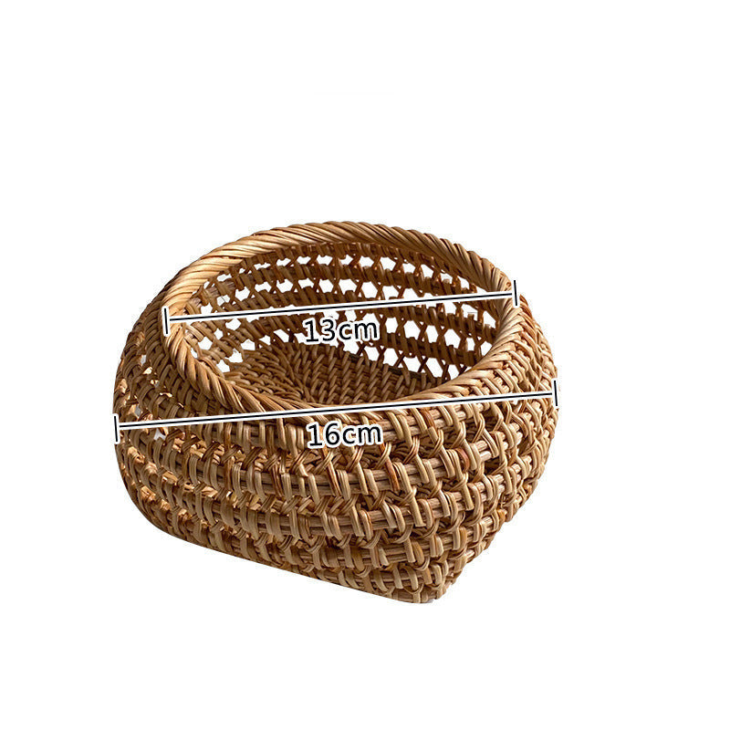 Panier de rangement tissé à la main pour femme 7