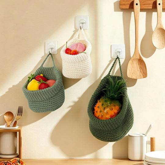 Panier de rangement tressé à la main pour intérieur polyvalent 1