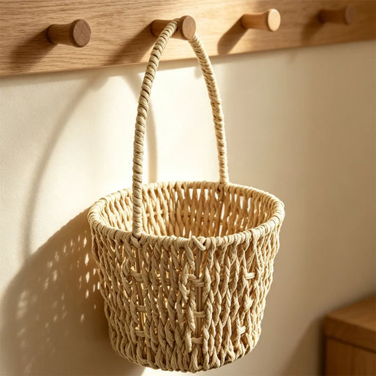 Panier de rangement tressé polyvalent pour intérieur 2