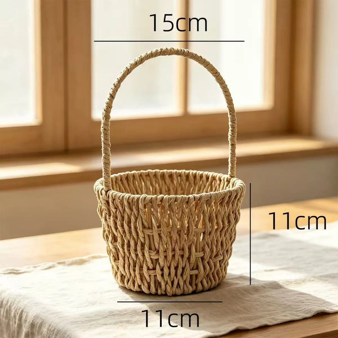 Panier de rangement tressé polyvalent pour intérieur 3