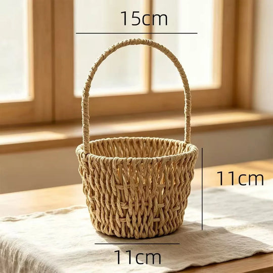 Panier de rangement tressé polyvalent pour intérieur 3